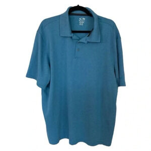 C9 Champion Duo Dry Men's Short Sleeve Blue Polo Size XL GUC